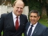 Heriberto Urzúa, Presidente de la Fundación Chile Unido, junto a élder Patricio Giuffra